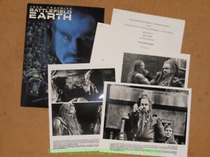 Battlefield Earth Press Kit 3 Stills Photo John Travolta Movie Poster Art Cover