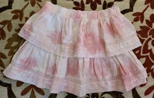 NWT Chelsea and Violet C & V Tie Dye Pink Layer Ruffle Skirt Extra Large XL $54 - Picture 1 of 4