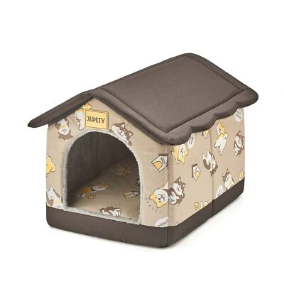Dog and cat Puppy House Foldable Warm Resting for Pets Indoor/Outdoor - Image 1 of 4