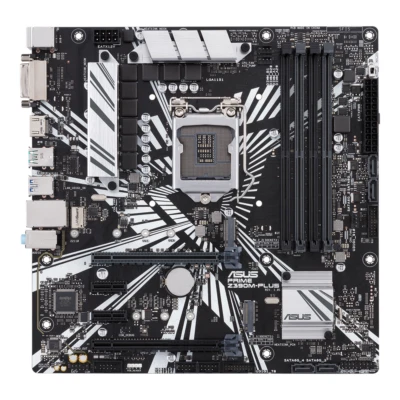 ASUS PRIME Z390M-PLUS motherboard Intel LGA1151 M-ATX Dual M.2 HDMI USB 3.1 - Image 1 of 4