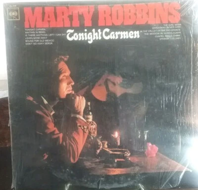 MARTY ROBBINS Tonight Carmen Mono 2eye Shrink CL 2725 Mono 1967  - Image 1 of 4