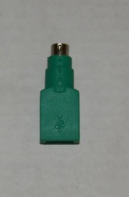 PS2 Male to USB Female Adapter Converter PC Mouse or Keyboard - Image 1 of 2