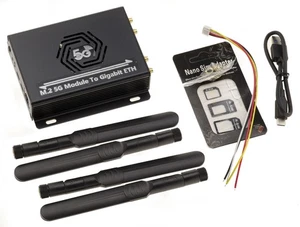 Adapter M2 B Key Ethernet 2.5G for Wwan LTE With SIM - Picture 1 of 5