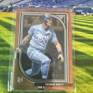 2021 Topps Museum Collection #13 George Brett Copper SP HOF Kansas City Royals - Picture 1 of 2