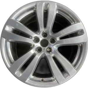 Rear Jaguar Polished XJ OEM Wheel 19” 2010-2017 Original Rim Factory 59874B - Picture 1 of 12