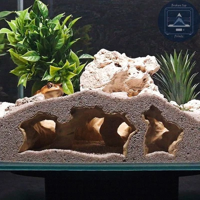 Aquarium and Terrarium 3d print cave-Catacombs Decor, Fish, Shrimp, Reptile Hide - Image 1 of 4
