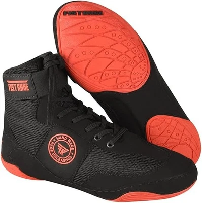 🔥 ¡OFERTA! Zapatos de Lucha Artes Marciales Karate Entrenamiento Antideslizantes Unisex Rojo-Negro Foto 1 de 4