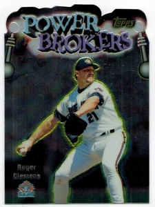 ROGER CLEMENS 1999 Topps POWER BROKERS DIE-CUT Insert #PB19 Toronto Blue Jays - Picture 1 of 2