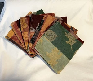 *VINTAGE**EUC* CLOTH NAPKINS - Set of 6 - Fall Themed - Leaves/Autumn/Seasonal - Picture 1 of 8