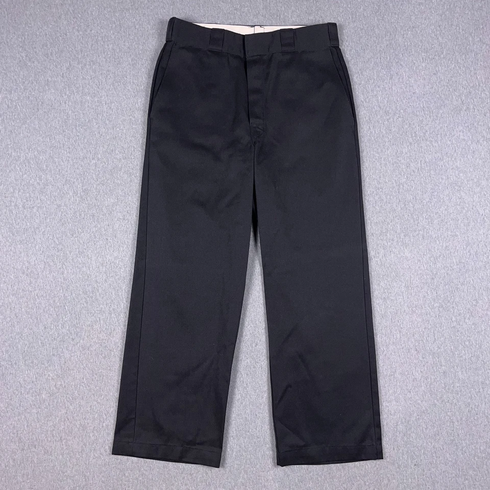 VTG Dickies Pants Mens 32x31 (Fit 31x27) Black Original 874 Straight Leg USA - Image 1 of 4