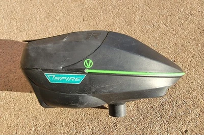 Virtue Spire 200 (Original) 1 Paintball Loader Hopper mit IR Oberschale - Grün - Bild 1 von 4