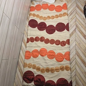 Calvin Klein Furniture Pillow Cover Bleeker 70s Retro Sunset Red Orange Gold Dot - Picture 1 of 10