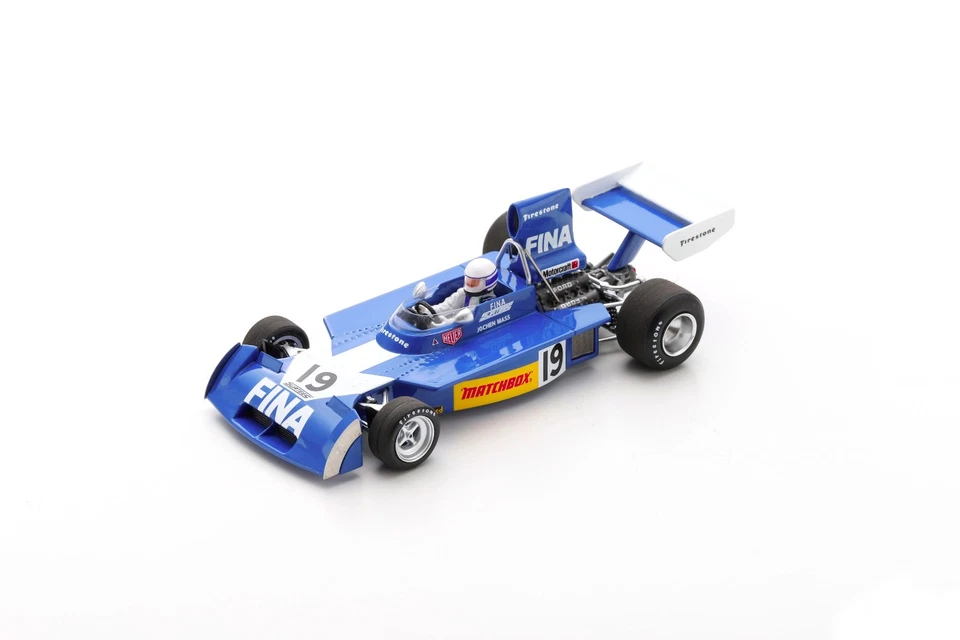 F1 1:43 Spark S9651 Surtees TS16 N°19 Jochen Mass Brazilian GP 1974, New - Immagine 1 di 3