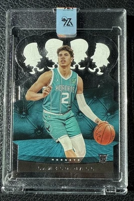 LAMELO BALL 2020/21 PANINI CROWN ROYALE #79 DIE-CUT ROOKIE CARD RC - Image 1 of 2