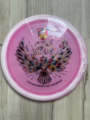 Discmania Color Glow C-Line Cloud Breaker Gannon Buhr 175g Pink WONDERBREAD Foil - Image 1 of 4