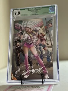 Amazing Spider-Man #25 Cover C CGC 9.8 J Scott Campbell 2023 K-POP Signed COA - Picture 1 of 3