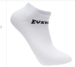 Everlast Kids 2 Pack Trainer Socks Child Breathable Elasticated Trim junior 1-6 - Picture 1 of 1