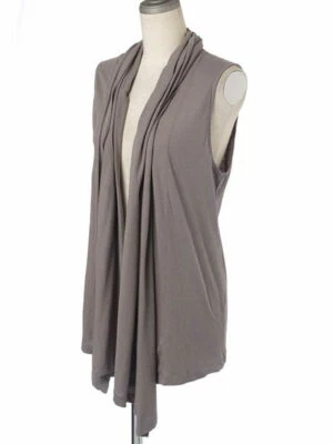 Cárdigan Alternative Apparel 100 % algodón Rhoda sin mangas hecho en Egipto Foto 1 de 4