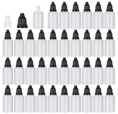 Plastic Dropper Bottles 30ml 15ml 10ml 20ml 1 oz 3 oz Plastic Dropper Bottle eye - Image 1 of 4