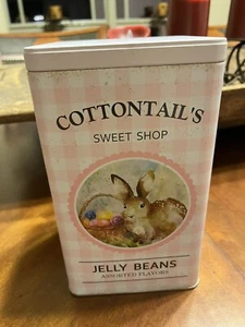 Rosa Osterdose Baumwollschwänze Süßwarenladen Jelly Beans Osterdeko Vintage Look - Bild 1 von 8