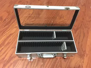 Aluminum Storage & Display Box Case Holds 50 PCGS NGC ANACS Coin Holders Slabs - Picture 1 of 3