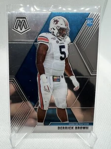 2020 Panini Mosaic - DERRICK BROWN #244 RC base - Carolina Panthers ๐ - Picture 1 of 2
