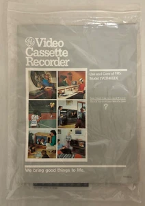General Electric - 1VCR4012X Grabadora de Video Cassette Manual, Formularios y Pegatinas - Imagen 1 de 7