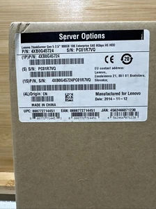Lenovo ThinkServer GEN 5 2.25 Inch 900GB 10K RPM 4XB0G45724 SAS Hard Drive NEW - Picture 1 of 6