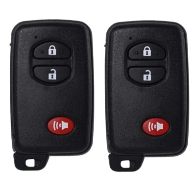丰田普锐斯 V 2012 2013 2014 2015 2016 年 2016 智能钥匙 3 按钮 Fob 的 2 件替换件 — 第 1/4 张图片