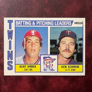 1984 Topps NESTLE Set KENT HRBEK TWINS LEADERS Parallel #11 ** MINT ** - Picture 1 of 1