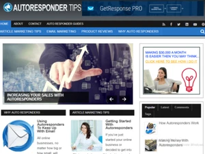 Autoresponder Sitio web del blog Ingreso de afiliados Alojamiento gratuito... - Photo 1/1