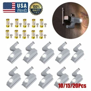 10/20X LED Sensor Hinge Light for Home Kitchen Cabinet Cupboard Closet Wardrobe - Picture 1 of 12
