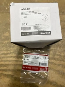 Set of 11 Sioux Chief 926-4W 1" IPS Poly Floor & Ceiling Plate White GAR1319-G2 - Picture 1 of 4