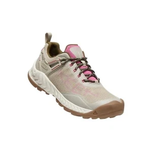 Keen Plaza Taupe & Ibis Rose NXIS EVO Waterproof Hiking Shoe -Women 8 New With B - Picture 1 of 8