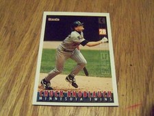 CHUCK KNOBLAUCH  1995 BAZOOKA TOPPS BASEBALL CARD
