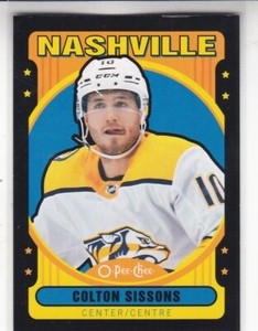 COLTON SISSONS 2021-22 OPC O-PEE-CHEE RETRO BLACK #081/100 #282 NASHVILLE