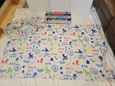 Toy Story 4 Full Sheet Set with 3 Top Flat 1 Fitted, 1 Pillowcase colorful - Image 1 of 4