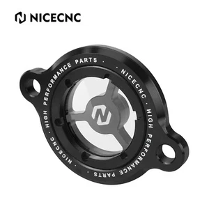 Transparent Engine Oil Filter Guard Cover Cap Plug for KTM RC 125/200/390 17-23 - Picture 1 of 12