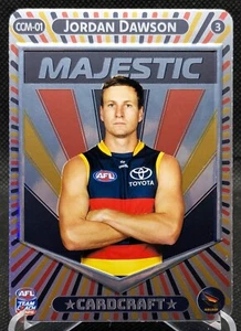 Jordan Dawson 2025 AFL Team Coach CCM-01 Cardcraft Majestic #3 - Picture 1 of 2