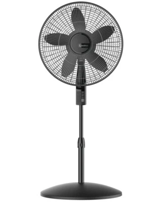 18" Oscillating Standing Pedestal Fan 8Hr Timer Adjustable Tilting Ventilation - Image 1 of 4