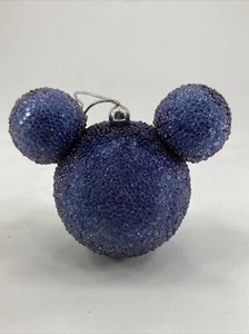 Disneyworld MICKEY MOUSE BEADED ORNAMENT Disney Christmas Ornament Decoration - Picture 1 of 6