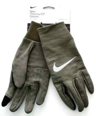 Guantes Nike Sphere 4.0 para hombre grandes para correr medianos oliva/plateados Foto 1 de 3