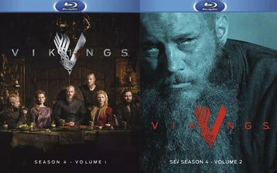 VIKINGS – Season Four - Volumes One and Two – Blu Ray– Starring Travis Fimmel - Image 1 of 3