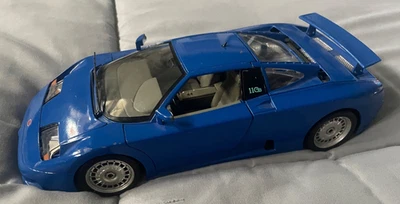 1991 BURAGO BURATTI Made in ITALY Model Racing Diecast CAR, 1/18 Scale, Blue - Image 1 of 4