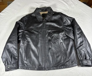 James Dean Edizione Limitata Giacca Pelle Uomo L Nero Biker Moto Stile Vintage - Foto 1 di 13