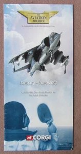 Vintage 2001 Corgi Catalog* Die Cast Scale Models THE AVIATION ARCHIVE Collector - Picture 1 of 8