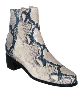 Stuart Weitzman EASYON RESERVE Snakeskin Ankle Boot Bootie Women 8.5S MP$595 NWB - Picture 1 of 7