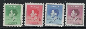 Papua New Guinea 118-21 MNH 1937 KGVI Coronation (ap9466) - Picture 1 of 1