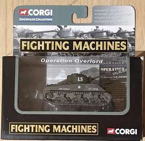 Boxed 2002 Corgi Fighting Machines M4 Sherman Tank US Army - Op Overlord CS90075 - Picture 1 of 1