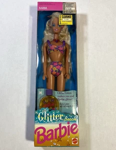 Mattel 1992 Glitter Beach Barbie Puppe Spielzeug 3602 - Bild 1 von 10